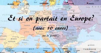 Voyager en Europe à petit budget