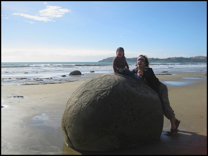 Moeraki boulders, Nouvelle-Zélande