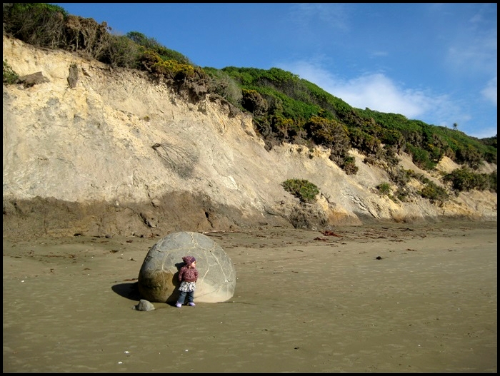 Moeraki boulders, Nouvelle-Zélande