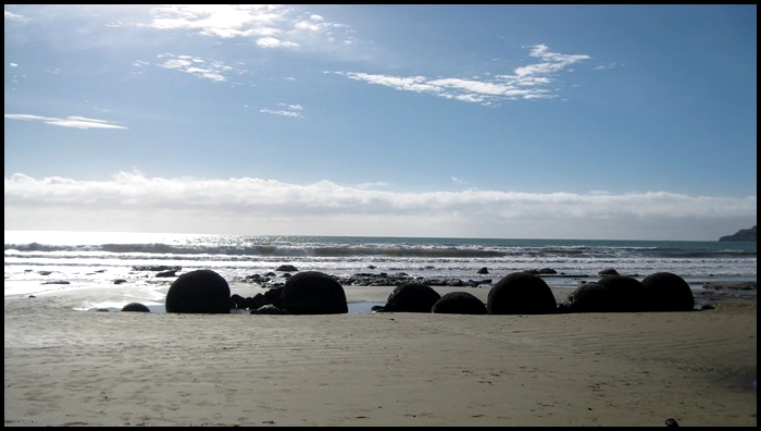 Moeraki boulders, Nouvelle-Zélande