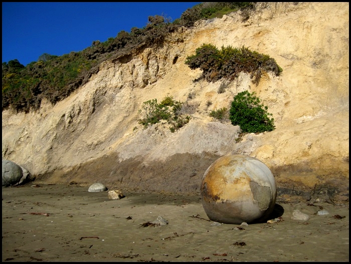 Moeraki boulders, Nouvelle-Zélande