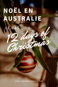 12 days of christmas australie