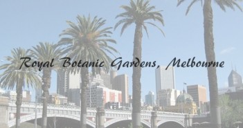 Jardins Botaniques Melbourne