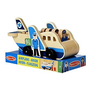  idée cadeaux pour enfants voyageurs, jouet en bois avion