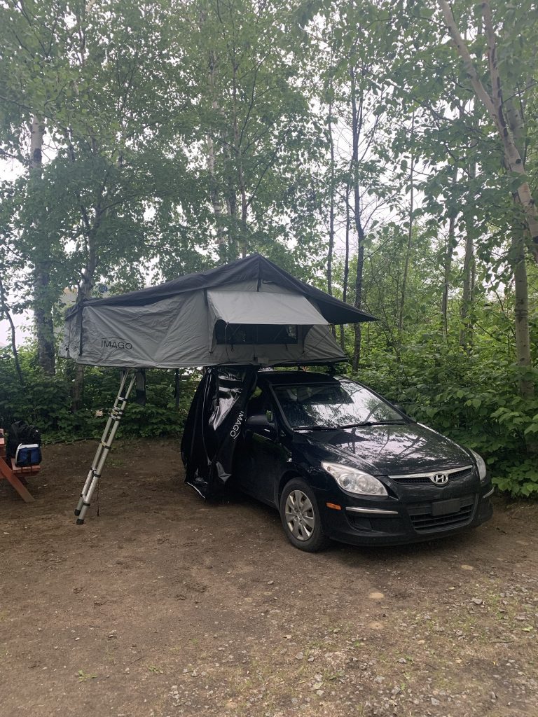 tente de toit camping