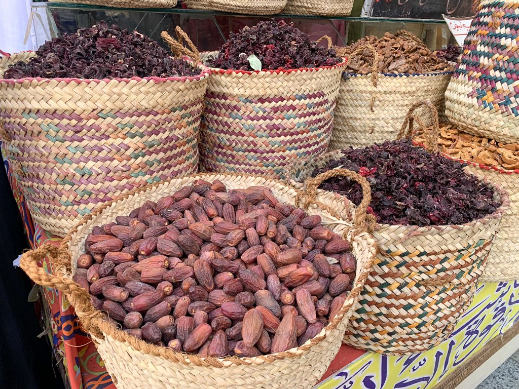 noix dans le souk d'assouan